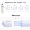 Steamer 2in1 portatile Mini Nano Mist Skin Test Spray idratante profondo Spruzzatore per il viso USB Nebulizzatore per il corpo Strumento per la cura 231020