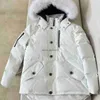 23 manteaux d'hiver en duvet importés du Canada pour femmes, vêtements de travail à col court en renard, orignal pour hommes