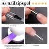 Smalto per unghie BOZLIN 15ML Consigli Colla Gel per falsi Estensione rapida 3 IN 1 Funzione Nails Art Trasparente Soak Off UV 231020