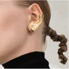 Polsino dell'orecchio in ottone con oro 18 carati armatura dell'orecchio orecchini a clip gioielli da donna punk abito da festa pista rara Boucle coreano Giappone INS Boho Top gotico 231019