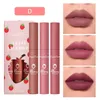 Lip Gloss Velvet Matte Nude Sexy Long Lasting Waterproof Non-stick Cup Red Liquid Lipstick Make-up Women Korea Cosmetic