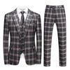 Costumes pour hommes BATMO 2023 Arrivée de haute qualité Casual Plaid Hommes Robe de mariée Plus-Taille S-5XL 6934