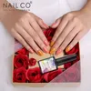 Лак для ногтей NAILCO 8 мл гель ярких карамельных цветов высококачественные художественные лаки с блестками для ногтей отмачиваемые УФ-украшения 231020