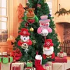 Christmas Decorations Christmas Bells Iron Pendant Santa Claus Pendants Ornaments Christmas Tree Doll Bell Home Decoration Christmas Tree Decoration x1020