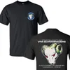 Nya sommarmodemän Kort ärm Cotton T-shirt VFA83 Rampagers Squadron United States Navy T-Shirts XS-3XL Tees Tops C0413291J