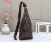 Designer Duo Sling Bag Avenue Monogramme Leder Schulter Cross Body Brust Sling Rucksack Herren Anti-Dieb Umhängetasche Persönliche Taschen Taschen Purs