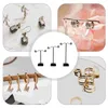 Pochettes à bijoux 3 porte-collier support organisateur d'arbre de bracelet pour bijoux porte-clés boucle d'oreille (affichage