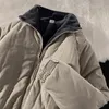 Masculino para baixo parkas japão gola acolchoada jaqueta vintage cityboy pelúcia americano retro hong kong estilo inverno casaco de carga 231020