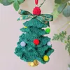 Kerstversiering Handgemaakte Breien Creatieve Boom Hangende Ornamenten Afgewerkt Binnen Slaapkamer Decoratie Cadeau voor Vriendin 231019