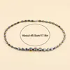 Pendant Necklaces Fashion Black Natural Hematite Stone Men's Necklace Colorful Faceted Round Beads Jewelry Ornaments For Daily Wear