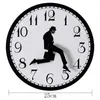 Horloges murales Promenades Horloge Silly Walk Un intéressant pour la chambre à coucher Cuisine Salon Nouveauté Décor à la maison