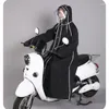 Capas de chuva longas capa de chuva de corpo inteiro única pessoa moda equitação à prova de chuva poncho bateria elétrica bicicleta adulto