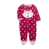 Rompers born baby winter warm jumpsuit pajamas fleece bound footed jumpsuit boy baby girl baby cartoon cute Romper Pjms 0-1 years old 231020