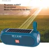 Cell Phone Speakers TWS Waterproof TG182 Speaker Portable Column Wireless Stereo Music Box Solar Power Bank Boombox MP3 Loudspeaker Outdoor Speakers Q231021