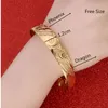 Gioielli con bracciale rigido vintage con drago fenice inciso tradizionale per le donne2825