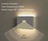 Nachtverlichting Stap voor badkamer hal slaapkamer kinderkamer keuken trap oplaadbare LED met bewegingssensoren