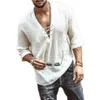 Men's T-Shirts Fashion Men Summer Casual Hippie T-Shirt Middle Sleeve Loose Beach Tee Tops Black White Apricot11936