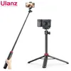Tripés Ulanzi MT-44 Extend Livestream Tripé Stand Tripé de 42 polegadas com suporte de montagem de telefone Vertical Shooting Phone DSLR Camera Tripés 231020