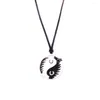 Pendentif Colliers Bijoux Collier pour femme et homme Conception spéciale Yin Yang Cheval Modèle Image Ajoutez votre charme Fournir Drop Breloque