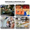 Take Out Containers 25pcs Pastry Wrapping Box Disposable Packaging Dessert Food