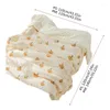 Blankets Baby Crib Bedding Swaddle Blanket Double-Side Crepe Cotton Wrap Stroller Quilt