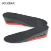 Shoe Parts Accessories UCLOEAR PU Height Increase Insole Cushion Height Lift Adjustable Cut Shoe Heel Insert Taller Women Men Unisex Foot Pads 231019