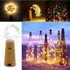 Decorações de Natal 1030pcs LED garrafa de vinho luzes cortiça forma fio de cobre colorido mini string para casamento ao ar livre indoor 231019