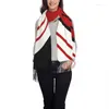 Ethnic Clothing Diagonal Stripes Design Scarf Wrap Women Long Winter Warm Tassel Shawl Unisex Geometric Colorful Scarves