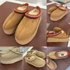 Designer Klassieke Ultra Mini Laarzen Sneeuwlaarzen Platform Kort Dames Heren Bont Schapenvacht Tasman Tazz Kastanje Zand Mosterdzaad Beige Australische Winter Enkel