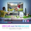 X96 X4 Amlogic S905X4 Android 11.0 ТВ-приставка 4 ГБ + 64 ГБ Wi-Fi 1000 м LAN Smart RGB Light Медиаплеер 8K Smart Телеприставки