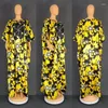 Ethnic Clothing African Dresses For Women Fashion Print Muslim Abaya Dubai Loose Long Maxi Dress Robe Ladies Traditional Boubou