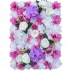 Decorative Flowers Wreaths Artificial Rose Wall Wedding Pography Background Wall Window Wall Hanging Fake Flower Hydrangea Simulation Green Plant 231020