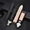 Watch Bands Smooth Genuine Calfskin Leather Watchband 18mm 20mm 22mm 24mm Straps with Solid Automatic Butterfly Buckle Business Watch Band 231020