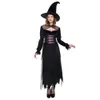 cosplay eraspooky New Halloween for Women Wicked Costume Performance Drama Masquerade Sexy Witch Sukienka z Hatcostlay
