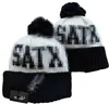 Spurs Beanie San Antonios Beanies Alla 32 lag stickade manschetterade pom mäns mössor baseball hattar randiga sidelinjen varm usa college sport stickade hattar mössa för kvinnor