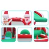 Boneco de neve inflável Bounce House Slide Inflável Bouncer Playhouse Feliz Natal Boneco de neve e Santa House Jumping Castle Kids Brinquedos de Natal Presentes Jumper Crianças