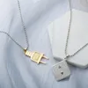 Collane con ciondolo Amici della moda Miele Amore Coppia Collana Romanzo Oro Argento Colore Buona amicizia Regalo gioielli