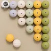 Faisons des perles en Silicone 30 pièces 15mm, jouets de dentition sensoriels écologiques pour bébé, perles en Silicone de qualité alimentaire pour chaîne de sucette pour bébé 231020