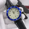 Kersttop roestvrijstalen herenhorloge 46 mm Klassiek automatisch mechanisch ontwerp Roestvrij staal Europees merk Nachtlampje Waterdicht saffierglas Montres