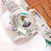 AAAAA MĘŻCZYZN 40 mm 4130 Top Momanical Ruch Watch Ceramic Bezel 904L Pasek ze stali nierdzewnej Fabryka produkcyjna Wysokiej jakości zegarki Wysokiej jakości