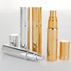 Ny 10 ml glaspläteringssprayflaska tom parfymflaske atomizer sliv Glod svart glas parfym injektionsflaskor kosmetiska behållare yitaono2