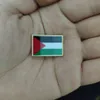 Filistin bayrağı Broş Kadınlar ve Erkekler Vintage Art Lapel Filistin Ulusal Bayrak Pimi Gömlek Çantası Aksesuar Akrilik Rozet Patriotik Döşemeler Çinko Alaşım 2023