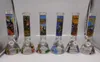 Smoke Pipes Hookah Bong Glass Rig Oil Water Bongs cartoon printed glass hookah bottle