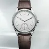 Novo design Cellini Mechanical Mens Watch Geneve Watch Strap Brown Strap Series automática Relloj Dial Men observa os relógios de pulso masculinos originais.AAA com caixa