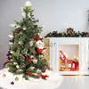 Julekorationer Vit julgrant kjol Plush Faux Fur Xmas Tree Mattan God julgran Dekorationer DREDMENT NYHET NAVIDAD Hemdekor x1020