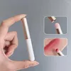 Lip Gloss Mini Portable Round Head Pędzel z osłoną Profesjonalny francuska tekstura Smudaż dla kobiet narzędzi do makijażu