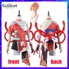 Costume de Cosplay Genshin Impact Yoimiya, robe de perruque, vêtements d'anime, uniforme de combat à la mode pour femmes, ensemble de jeu de rôle de carnaval unisexe