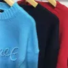 Moda Yuvarlak Boyun Gevşek Kısa Triko Kadınlar Örme Kazak Güz Pullover Gömlek Katı Erkekler Tops