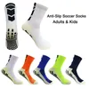 6PC Sports Socken Grip Fußball Anti-Slip Verdickt Atmungsaktive Non Skid Fußball Erwachsene Kinder Outdoor Radfahren Socke 231020
