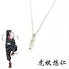 Chaînes Anime Collier Femme Jujutsu Kaisen Satoru Gojo Homme Colliers Mode Couples Pendentif Argent Couleur Alliage Collares Bijoux